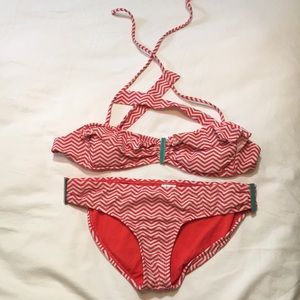 Chevron bathing suit